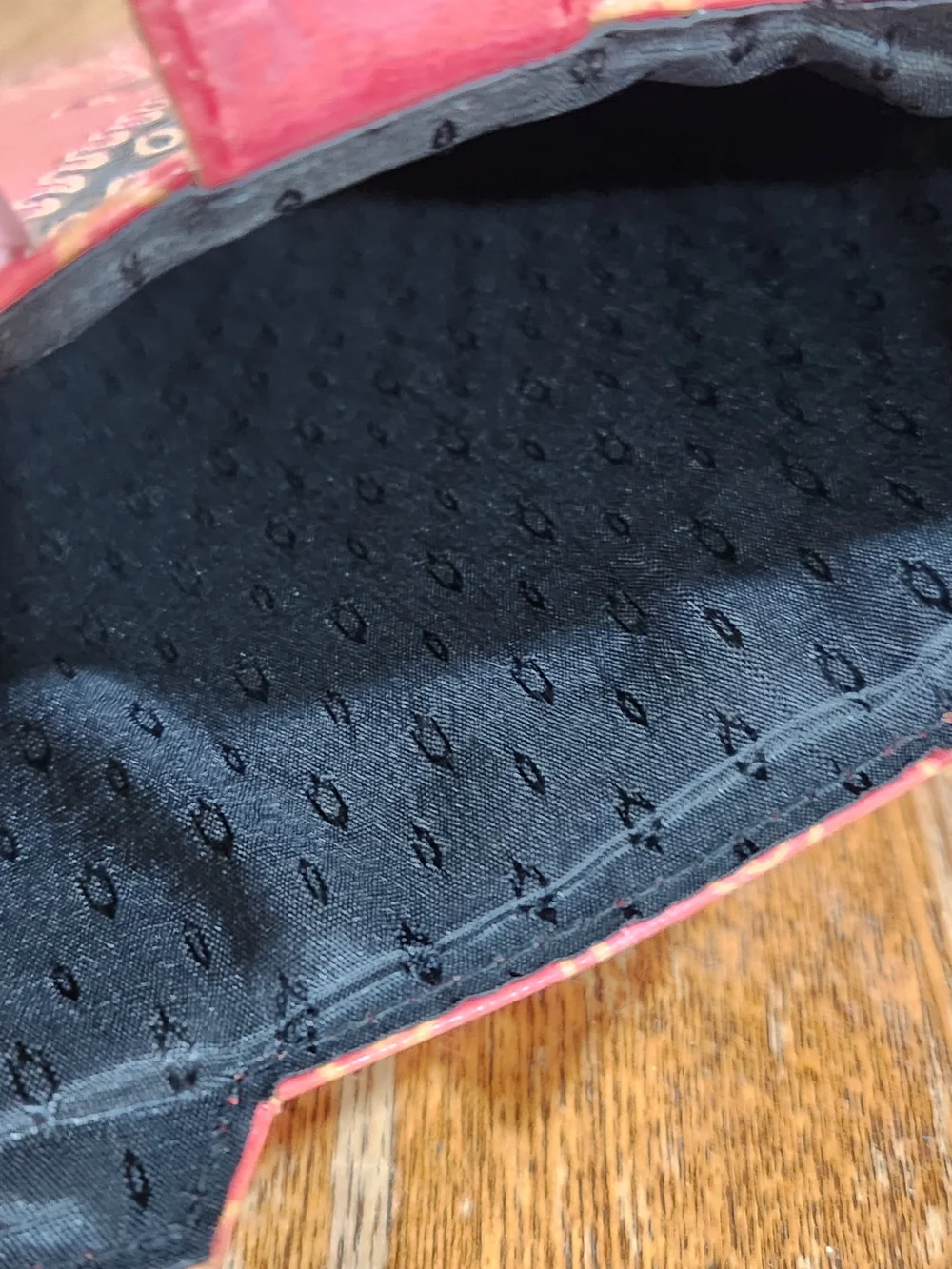 Brighton Vintage Red Tooled Leather Ipad/tablet Sleeve 10.5inch By 9 Inch